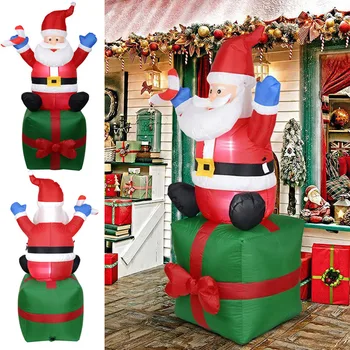 

Newly Inflatable Santa Claus Outdoors Christmas Decoration Yard Arch Ornament for Garden VA88