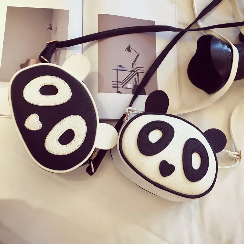 

2019 new women's bag shoulder bag small panda women's Messenger bag children's cartoon handbag