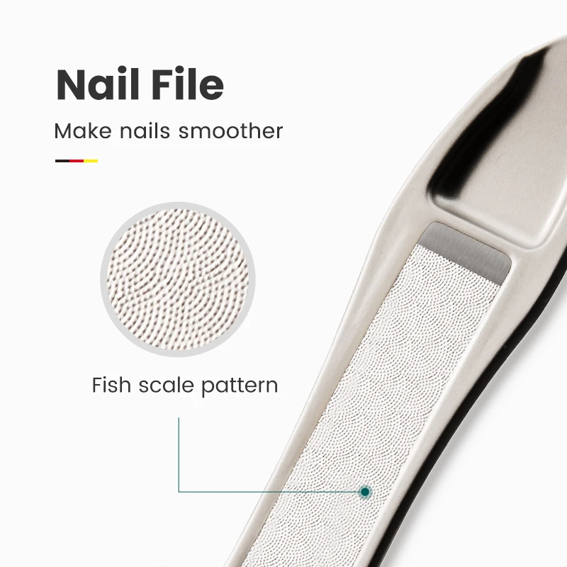 MR.GREEN Nail Clippers Stainless Steel Anti Splash Fingernail Cutter Manicure Tools Bionics Design Nail Trimmer Pedicure Scissor — view 5