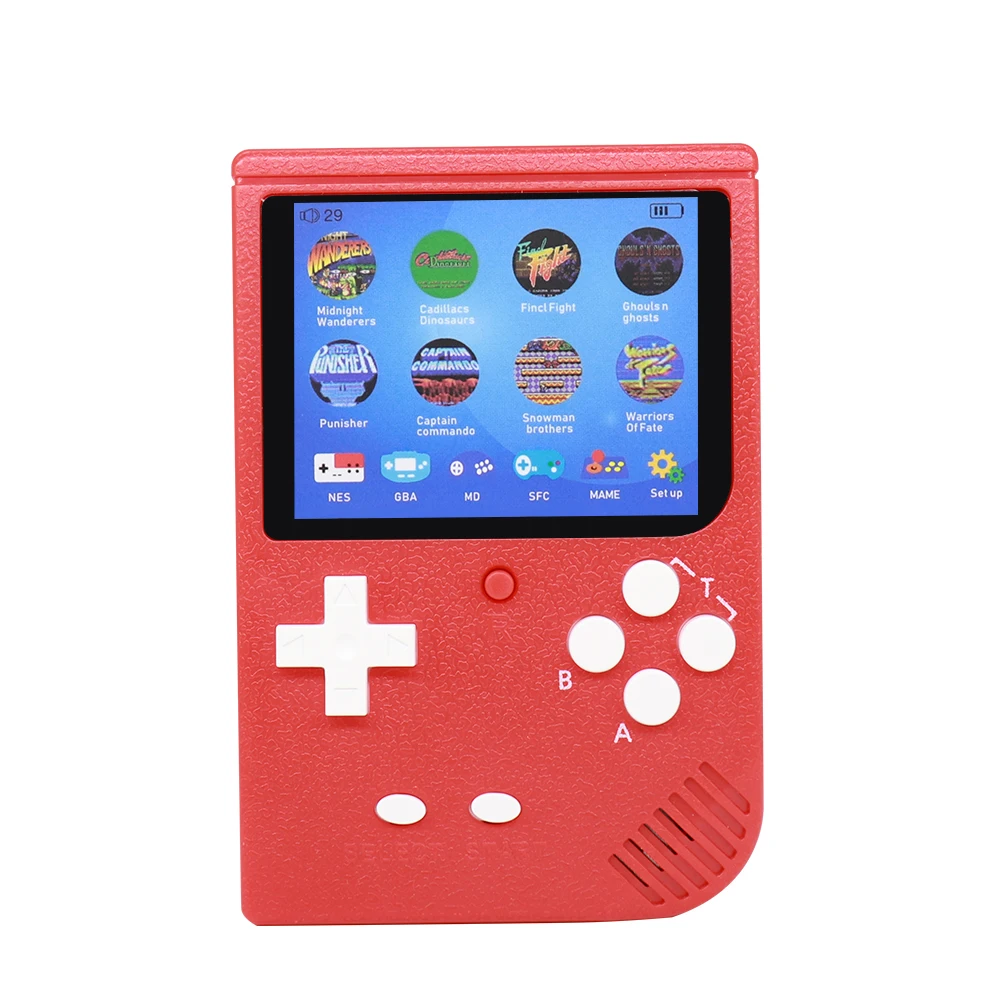 

Video Game Console Plug TF card support to download FC GBA NES MD MAME Five-in-one Retro Game Handheld Games Console