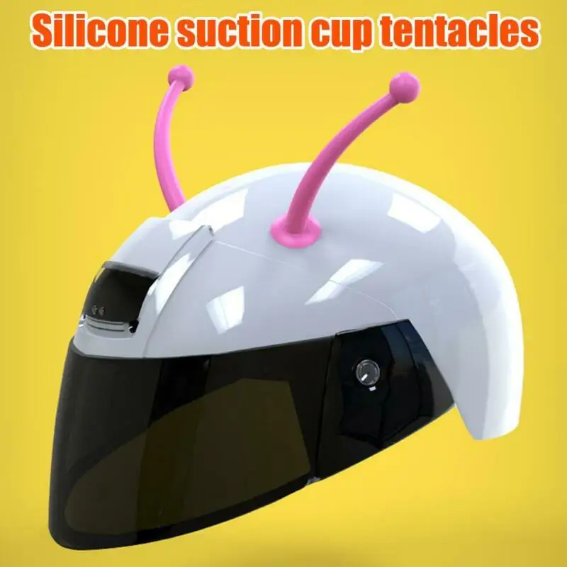 Motorcycle Helmet Decorative Accessories Antenna Baby Sucker Tentacles Horns a1