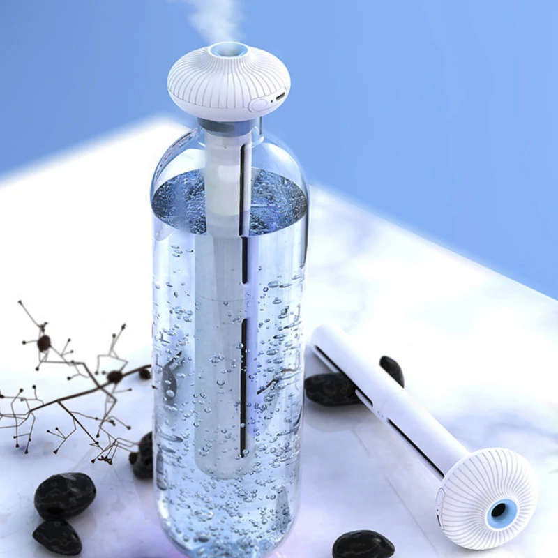 Hot USB Portable Air Humidifier Donut Bottle Aroma Diffuser Mist Maker For Home Office Humidification Detachable - Название цвета: A