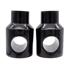 1 пара руль мотоцикла стояк 25 мм для мотоцикла Harley Honda Shadow VLX 600 VTX1800 ACE 750 заготовка руль стойки для руля