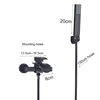 MYQualife Matte Black Bathroom Faucet 2 Function Bathtub Facuet  Wall Mounting Cold and Hot Shower Faucet 2