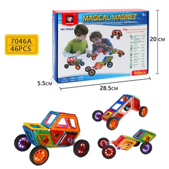 

46-168PCS New Generation Magnetic Assemble Building Blocks Big Size Educational Magnetics Toys for Children in Different Ages
