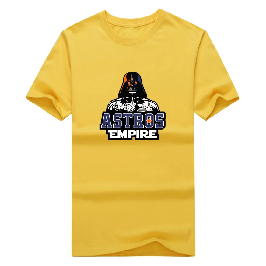 Новинка хлопок Astros Empire футболка Звездные войны Дарт Вейдер Хьюстон футболка 0106-7 - Цвет: 6