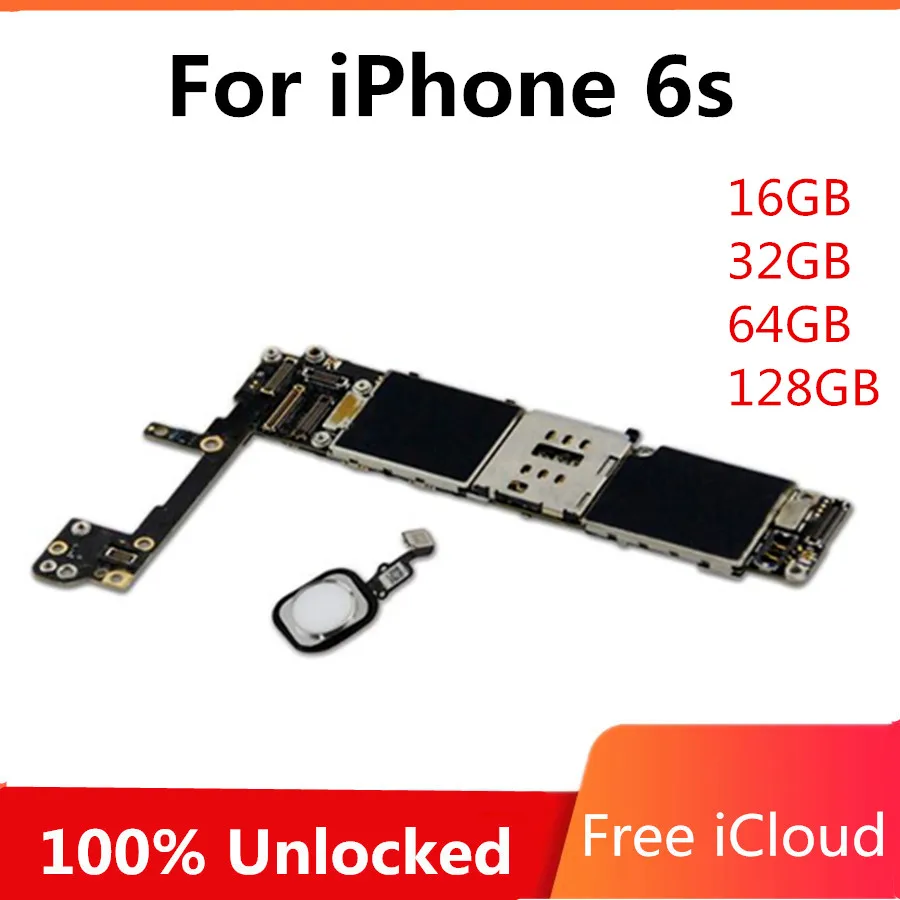 Материнская плата для iPhone 6S материнская с сенсорным ID оригинальная