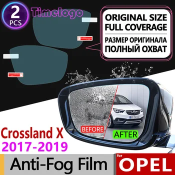 

2pc for Opel Crossland X 2017 2018 2019 2020 Full Cover Anti Fog Film Rearview Mirror Anti-Fog Accessories Car Stickers Vauxhall