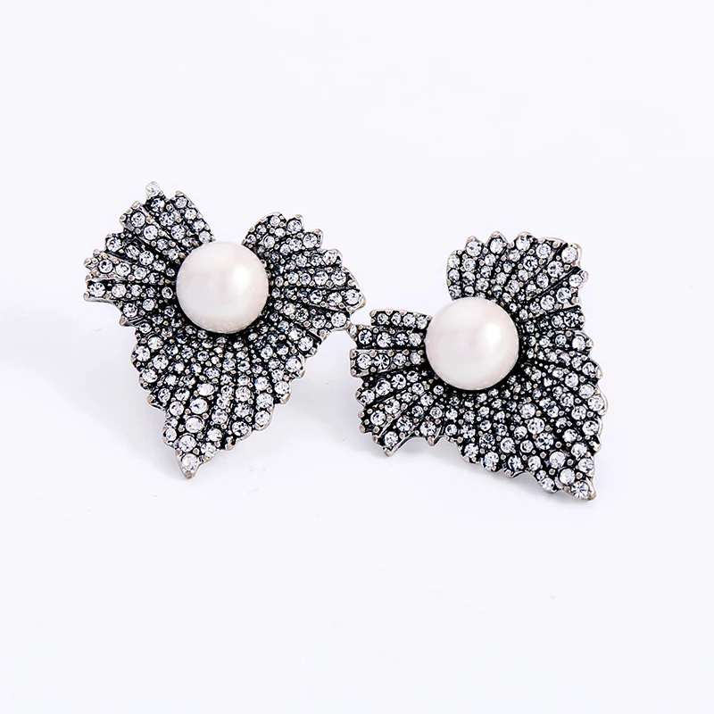 Comprar Pendientes de tachuela de piedra sintética delicado redondo de Color oro rosa para mujeres regalo de citas accesorios de joyería de moda
