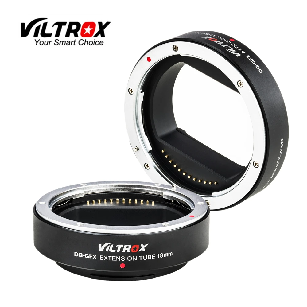 

Viltrox DG-GFX 18MM Auto Focus Lens Adapter Macro Extension Tube Lens Adapter G mount for FUJIFILM GFX50S GFX50R GFX100 camera