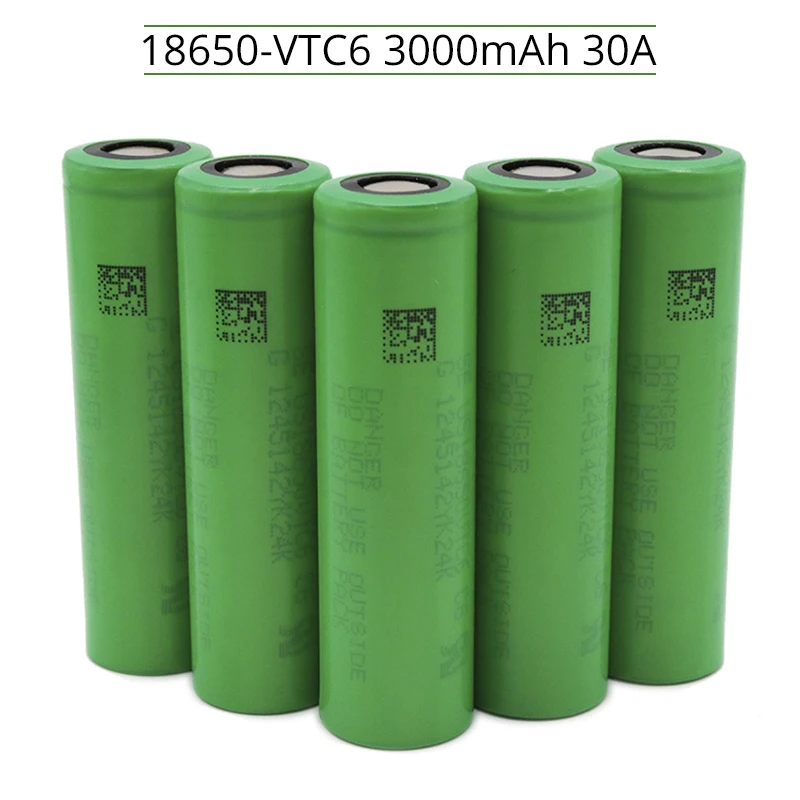 1-20 шт. оригинальный VTC6 18650 3000 мА/ч литий-ионный аккумулятор 3 7 для SONY Us18650 Vtc6