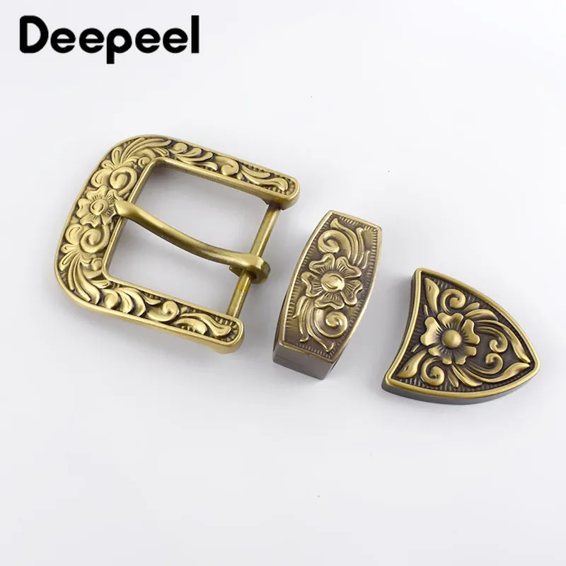 Deepeel 1 комплект (3 шт.) 35/40 мм твердая латунь высокое качество Резные булавки с