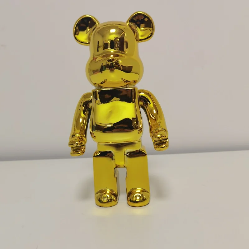 28センチメートルベアブリック400 Be Rbrickグルーミー新年のギフト家の装飾潮再生モデルメッキ樹脂電気めっき子供のおもちゃ Action Figures Aliexpress