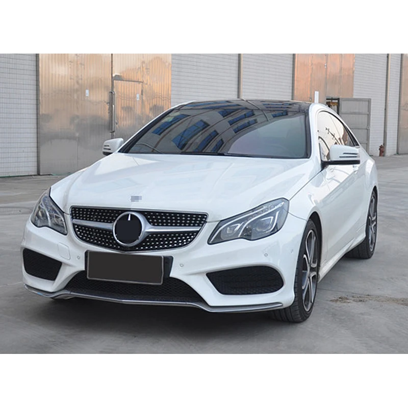 Автостайлинг для Mercedes Benz E class Coupe C207 средняя решетка GT AMG Алмазный серебристый