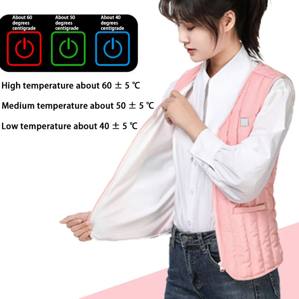 Men And Women Sleeveless Pocket Vest With Wool Hooded Winter Loose Vest #4D03 (20)