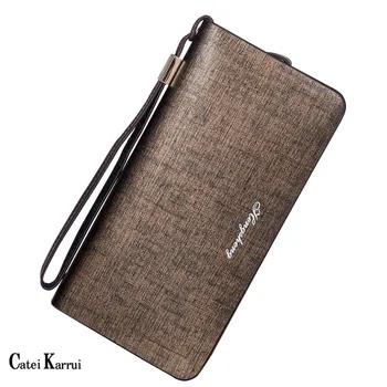 

Catei Karrui 2020 New Men's long wallet Korean youth wallet multi-card wallet multifunction clutch large capacity clutch