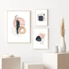 Navy Blue Boho Geometric Canvas