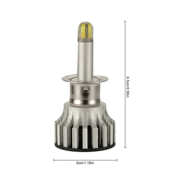 

Bulbs LED Headlights White Super bright Accessories Parts Car Auto DC 9-32V