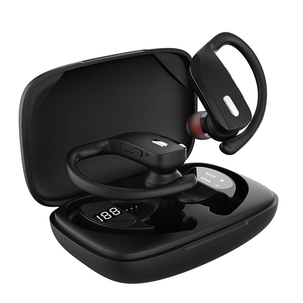 T17 TWS Bluetooth V5 Wireless in Ear Headset with LED Power Display HiFi HD Call