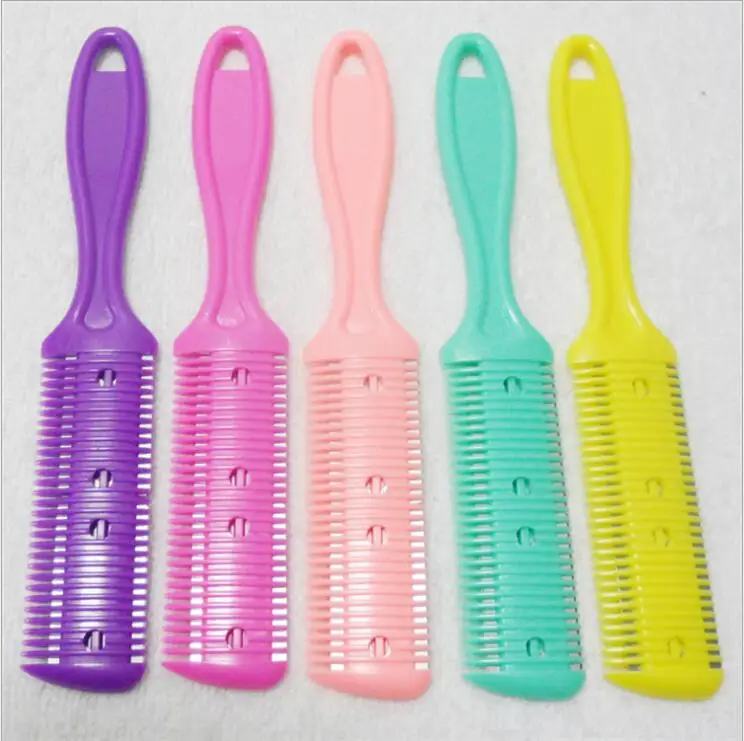 

Double-Sided Comb Hair Clipper Scissors Flat Teeth Blades Thinning Hair Cutting Thinning Styling Tool Send Inside Double Blade