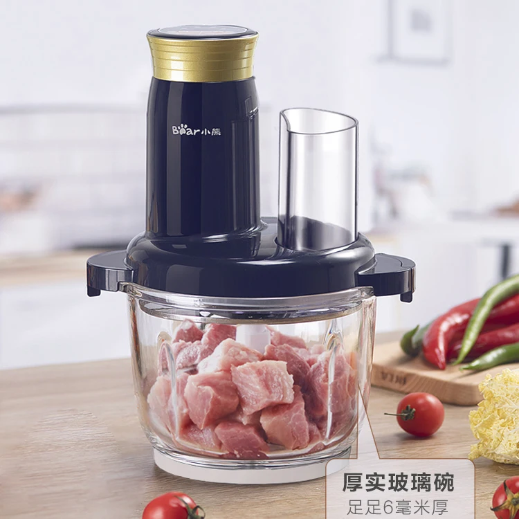 

Automatic Powerful Meat Grinder 2L Stainless Steel Food Processor Electric Chopper Moedor De Carne Kitchen Meat Slicer MM60JRJ