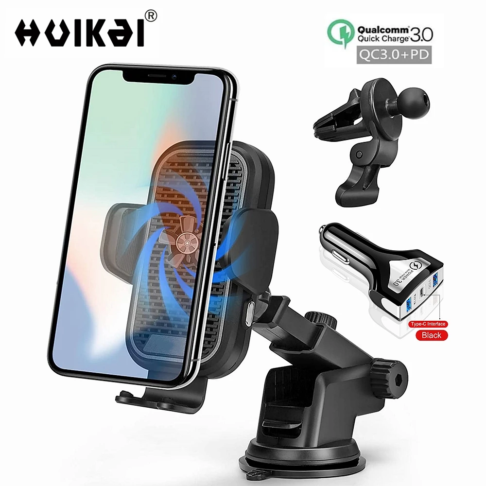 Verslagen Grootste Meter Iphone 12 Pro Max 15w Wireless Car Charger | Car Wireless Charger Cooling  Fan - Wireless Chargers - Aliexpress
