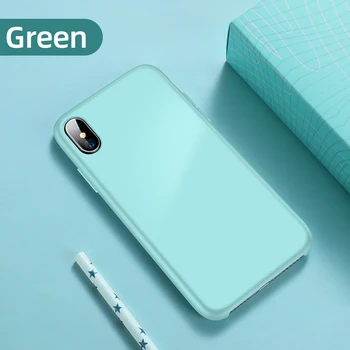 

Original Liquid Silicone Case For iPhone 7 8 Plus Original Luxury Back Phone Cover TPU For iPhone 11 Pro max x xr Silicon Cover