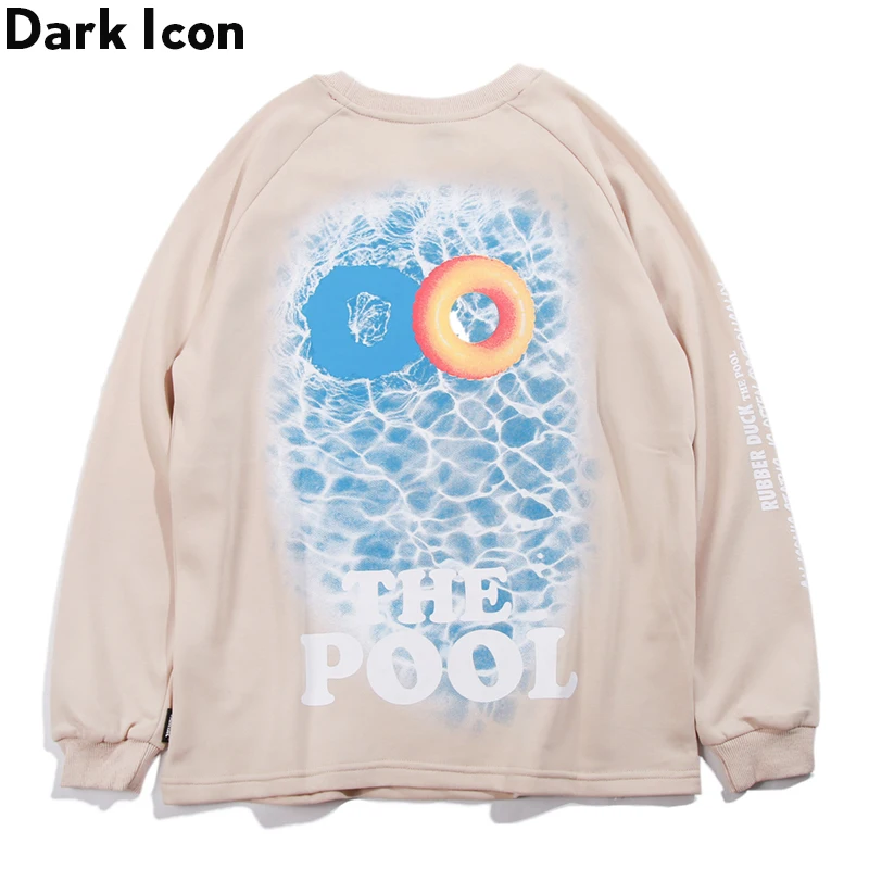 

Dark Icon Off Shoulder Print Hip Hop Sweatshirt Men Women Round Neck Streetwear Men's Sweatshirts 2019 New Fashion Men Clothing