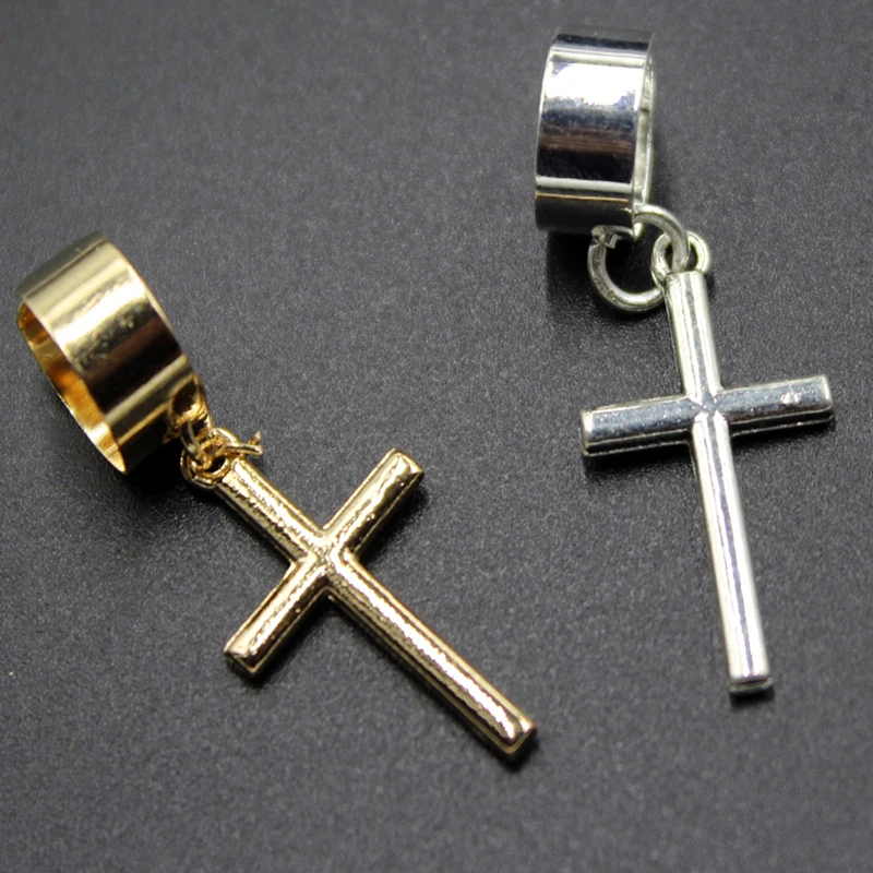 Cross Earrings No pierced ear required - cross cuff wrap | Украшения и аксессуары