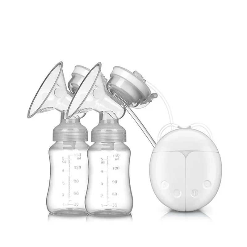 

Intelligent Bilateral Electric Breast Pump Large Suction Power Silent andComfortable Automatic Breastfeeding Manual Breast Pump