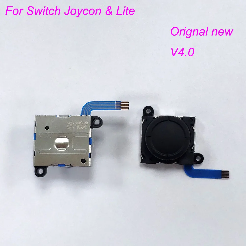 Оригинальный черный аналоговый 3D-Джойстик NS Switch Joycon 1000 шт./лот Стик для большого