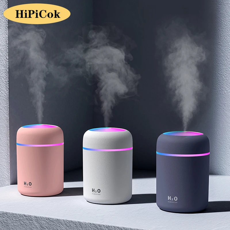Ультразвуковой увлажнитель воздуха HiPiCok диффузор для ароматерапии дома и