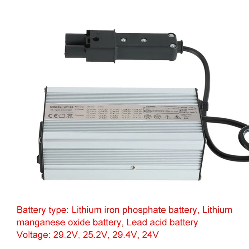

ESHION Power Charger For Electric Vehicle For 29.2V 25.2V 29.4V 24V 12A Car Power Charger Max 360W Electronic Car Charger
