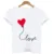 Love balloon stripes iron on patches woman t-shirt applique thermo stickers on clothes transfer fusible clothing custom patch