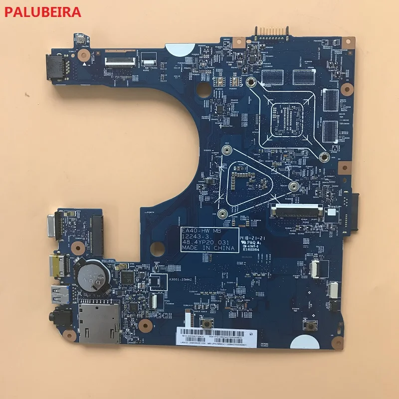 PALUBEIRA для ACER E1-472 E1-472G Материнская плата ноутбука 12243-3 48.4YP20.031 с SR1E3 3556U Процессор работает хорошо