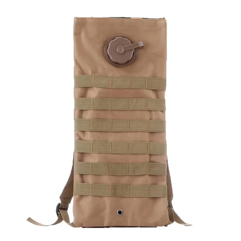 Прочный нейлоновый рюкзак 600D 3L для воды, камуфляжный спортивный военный тактический гидратационный походный рюкзак, дорожная сумка для