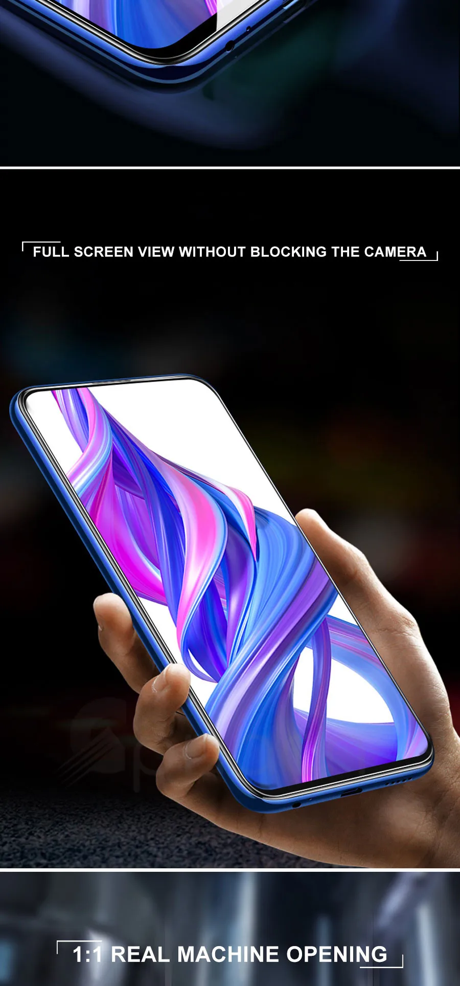 Защитное стекло 9H для huawei Honor 9X 8X 8A 8C 20 9i 10i 20i V20 V10 V9 Play закаленное защитное стекло для экрана