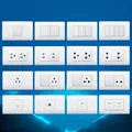 118 type LED random point switch Household stainless steel brushed panel 1 2 3 4 5 6 7 8 Gang 2 Way switch