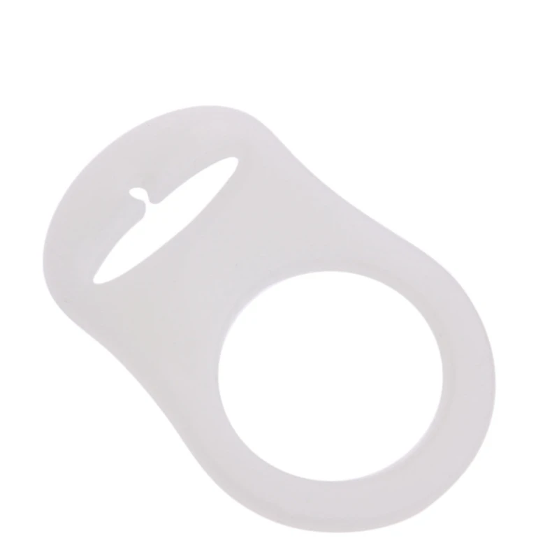 

5Pcs Luminous Silicone Pacifier Baby Dummy Pacifier Holder Clip Adapter Rings