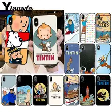 Yinuoda Приключения Тинтина Coque чехол для телефона для iPhone 11 11Pro X XS MAX XR 8 7 6 6S Plus 5 5S SE