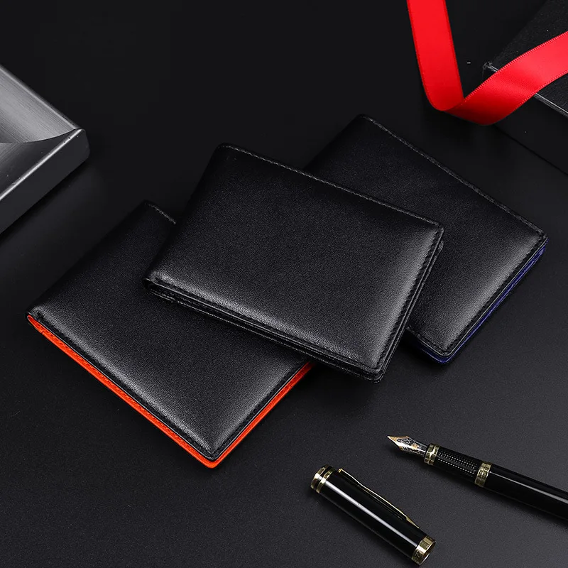 GENODERN RFID Blocking Men Mini Leather Ultra Fashion Dollar Slim Male Purse