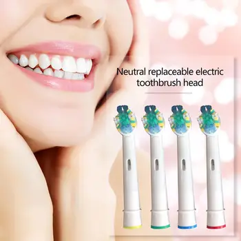 

4pcs/set Electric Toothbrush Heads Teeth Cleaning Tooth Brush Replacement Heads for Braun Oral-B Electric Toothbrush
