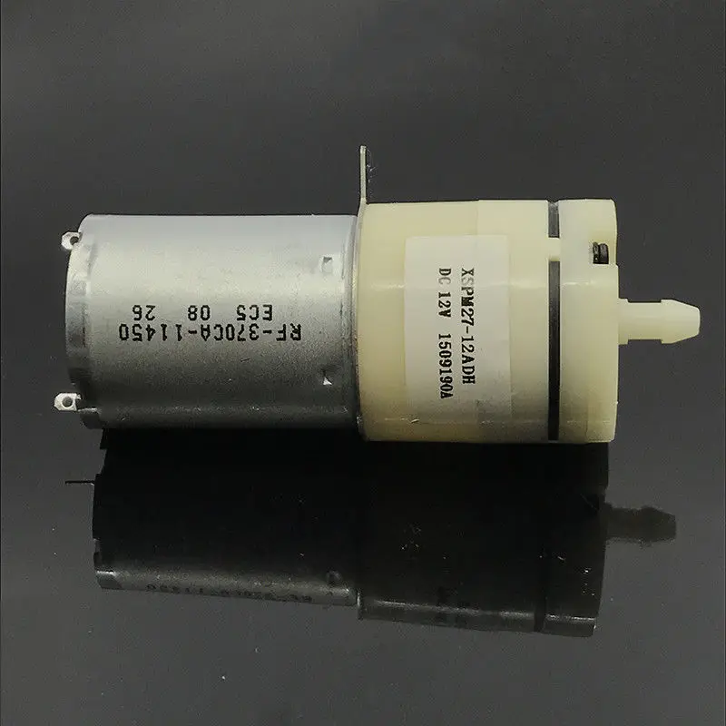 XSPM27-12ADH DC 6 в 9 в 12 В маленький мини воздушный насос, микро RF-370CA двигатель 4,8 mmshatf кислородный насос DIY аквариумный аквариум для воды 70 кПа