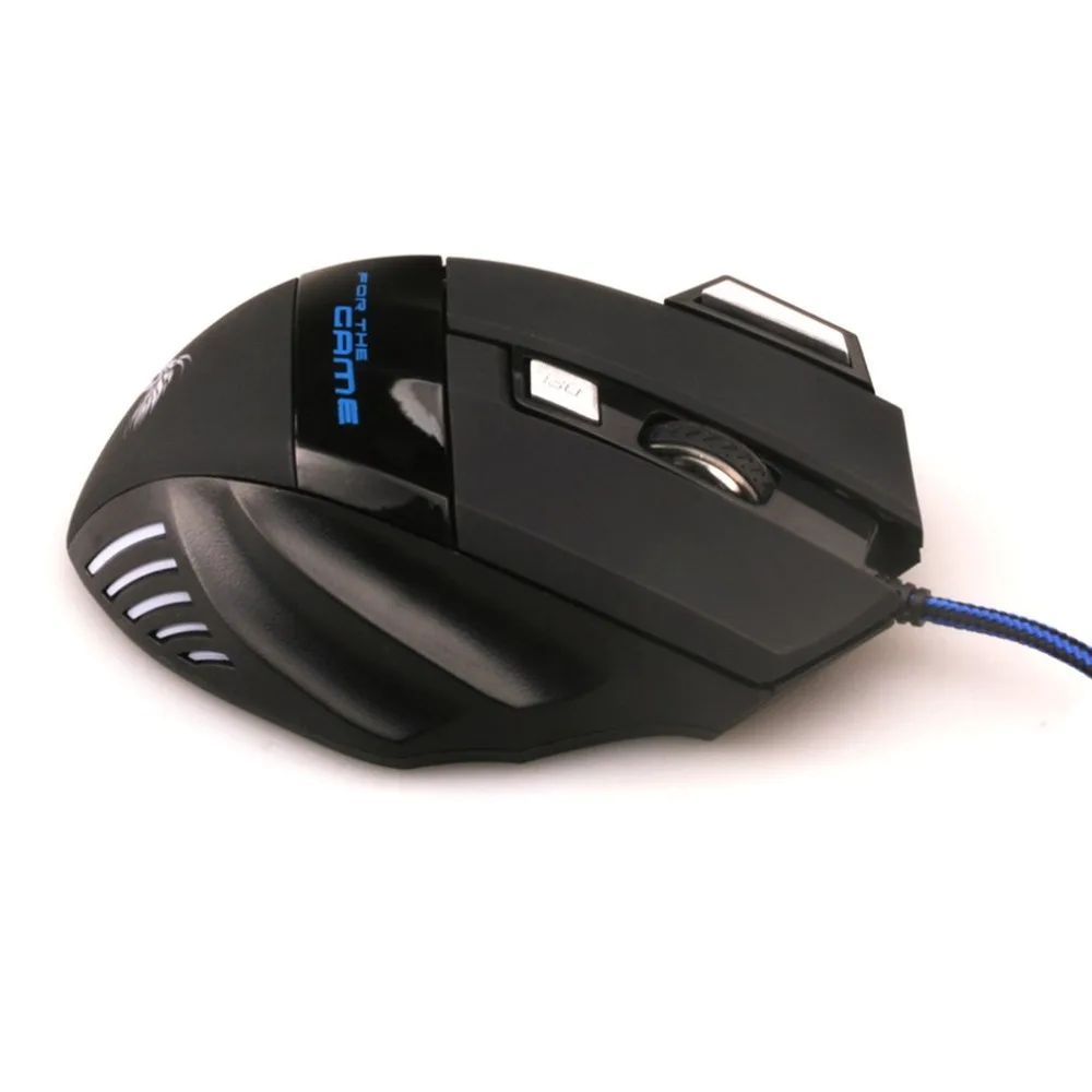 Профессиональная Проводная игровая мышь 7 кнопок 2500 точек/дюйм светодиодный оптический USB компьютерная мышь геймерские мыши игровая мышь