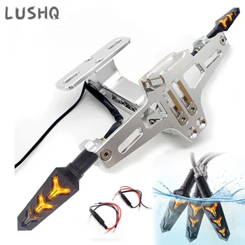 

Motorcycle License Plate Holder Number Tail Tidy With LED For HUSQVARNA 55 MOTOCROSS ENDURO 2018 ENDURO 236 365 MOTO