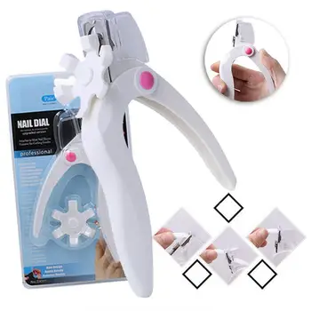 

White False Nail Tip Cutter Clipper Nails Edge Trimmer Salon Manicure Tool U shape Trimmer Manicure Tool 3 Styles Cutting Ways