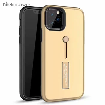 

1000 Pieces Armor Shockproof Cases For Apple iPhone 11 Pro XS Max XR X 8 Plus 7 6 6S SE 5 5S Ring Cover Hide Stand Holder Case