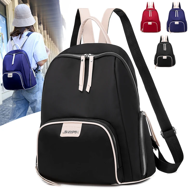 Fashion Backpack Large-Capacity Women Light Shoulder-Bags Teenage Girls for Ladies Travel