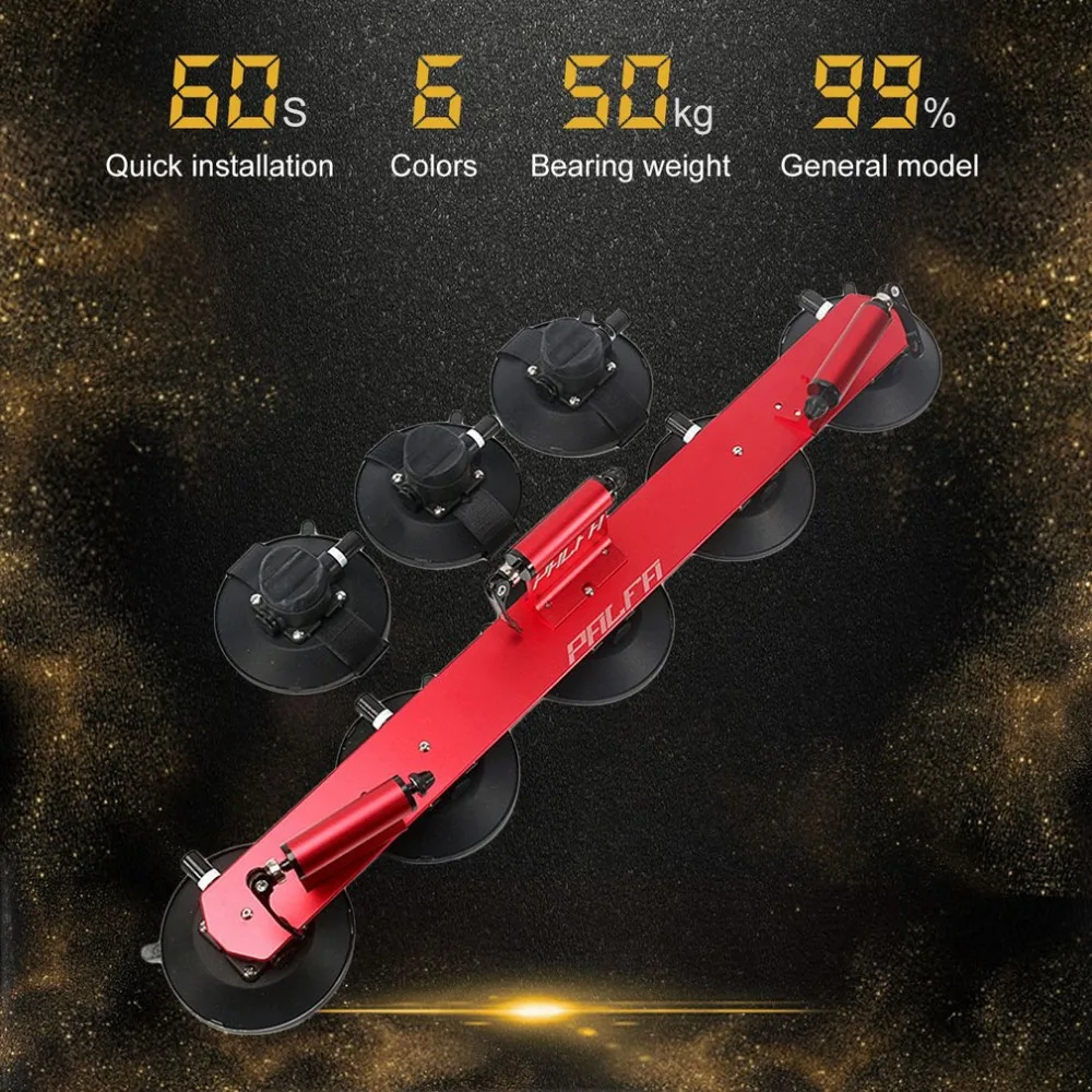 Expensive Offer for 3*Suction Cup Bicycle Rack Suction RoofTop Bike