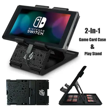 

Animal Crossing Foldable Play Stand Game Card Case for Nintendo Switch & Switch Lite Console Controller Holder NS Accessories